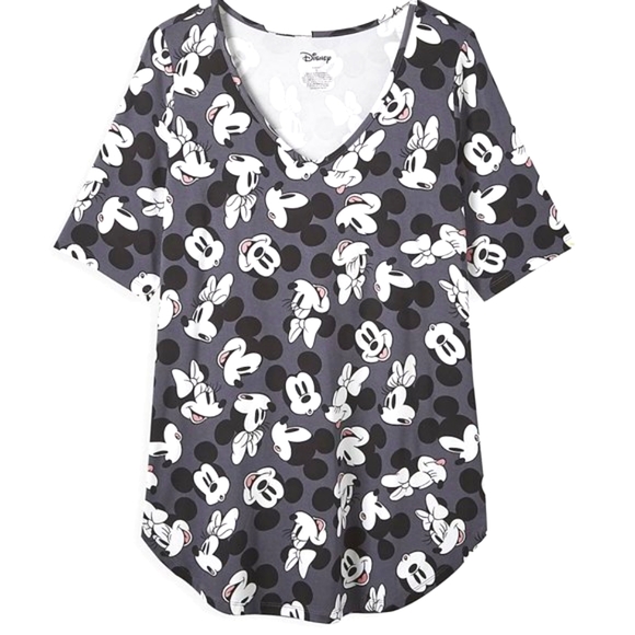 ❤️NWT VINTAGE TORRIID TUNIC DISNEY MICKEY MOUSE TEE GREY SUPER SOFT TUNIC - Picture 5 of 10